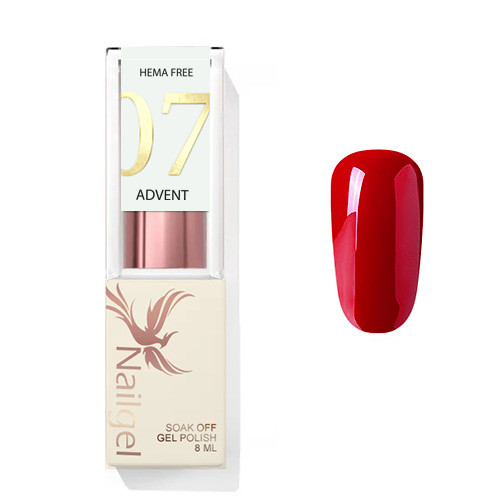 Advent 07 - Gel Polish 8 ml - Dark Red -