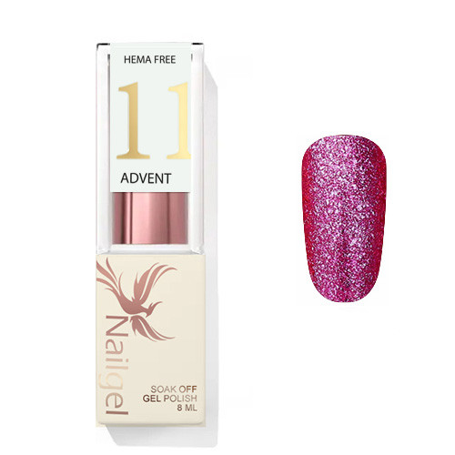 Advent 11 - Gel Polish 8 ml - Platinum Mauve -