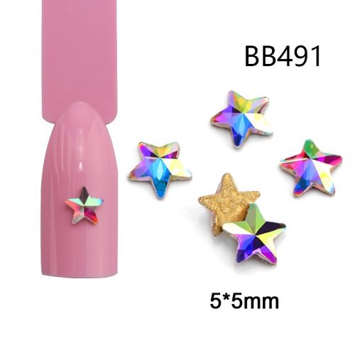 Rhinestone, AB drama, star small 20 pieces