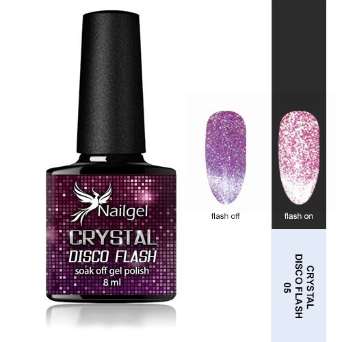 Crystal Disco Flash 005 Magnetic  gel polish 8 ml