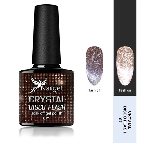 Crystal Disco Flash 007 Magnetic  gel polish 8 ml