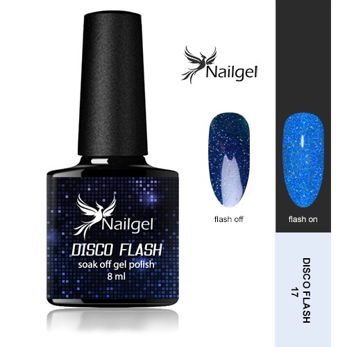 Disco Flash 017  gel polish 8 ml