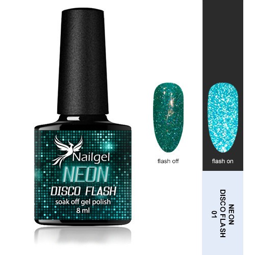 Disco Flash NEON 001 gel polish 8 ml