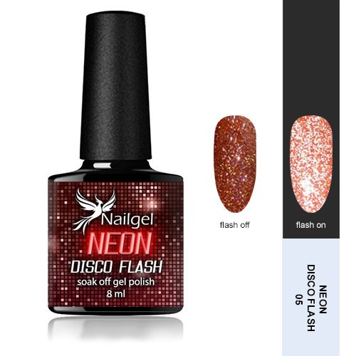 Disco Flash NEON 005  gel polish 8 ml