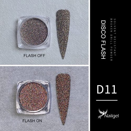 Disco Flash effect glitter powder D11