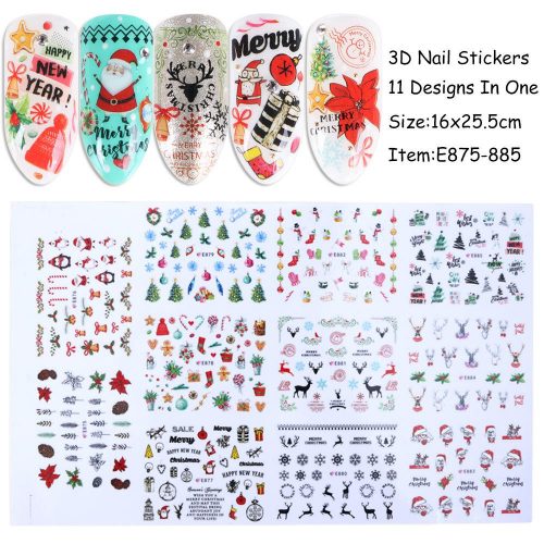 Christmas nail sticker set