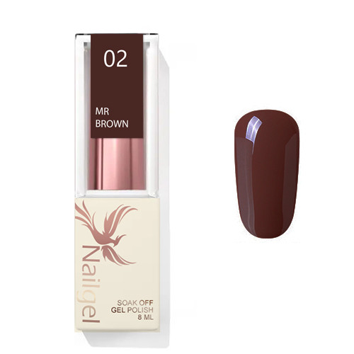 Mr. Brown 02 gel polish 8 Ml