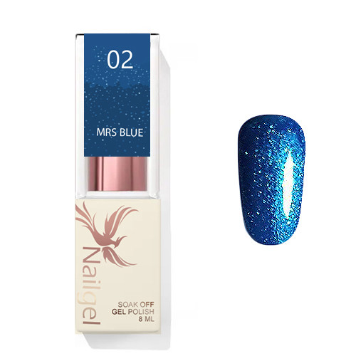 Mrs  Blue 02 - gel polish 8 Ml