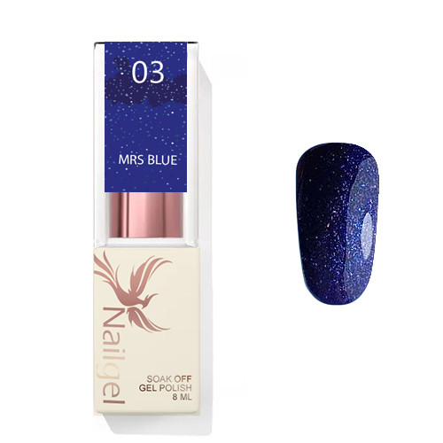 Mrs  Blue 03 - gel polish 8 Ml