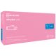 Nitrylex pink powder-free light pink nitrile examination gloves S