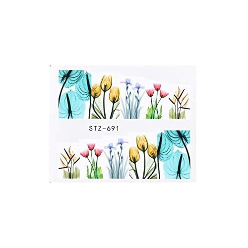 Nail flower sticker 14