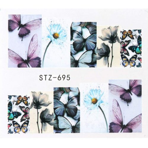 Nail flower sticker 15