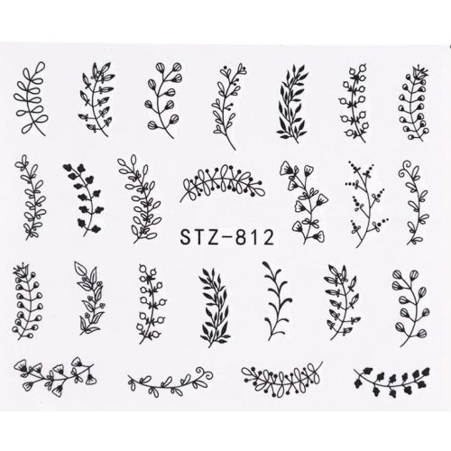 Fern nail sticker 7