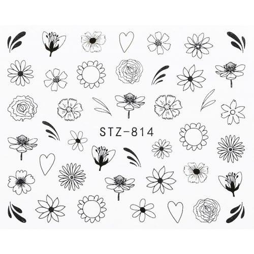 Fern nail sticker 9