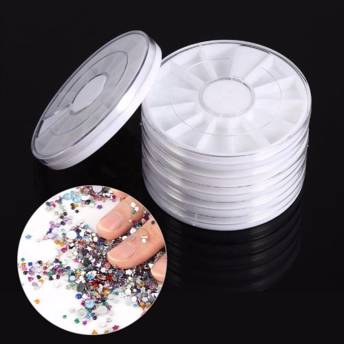 12-compartment plastic disk box